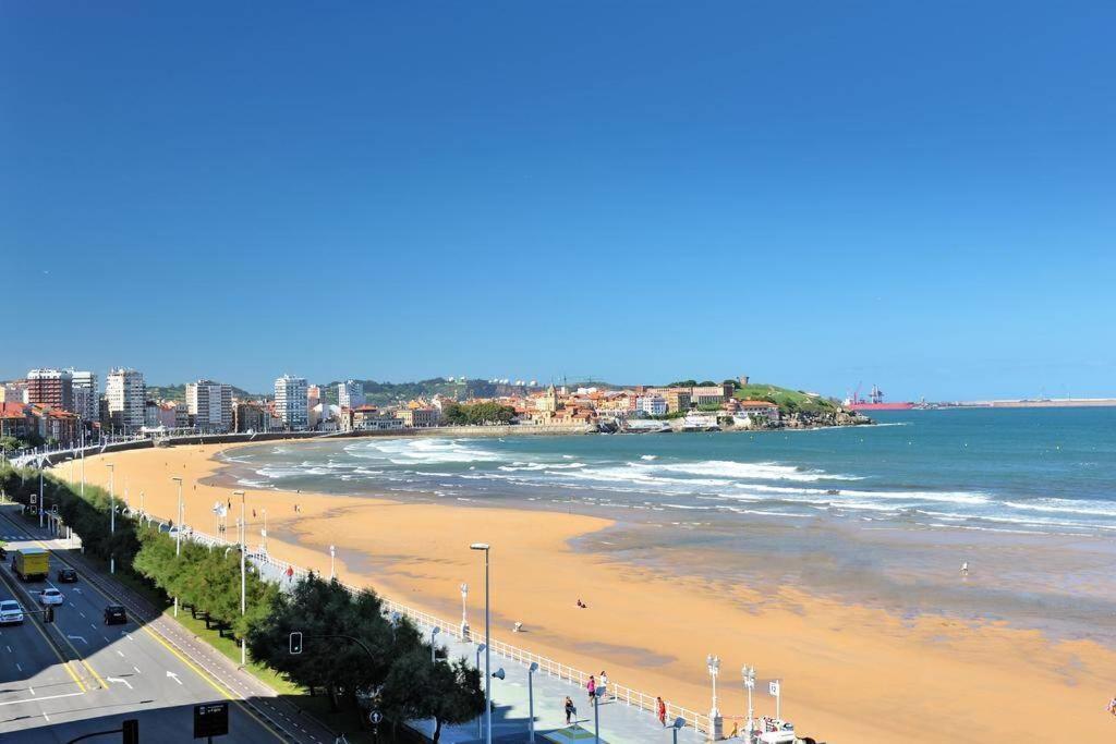 Apto Ramon Y Cajal,1- Centrico Y Cerca De Playa San Lorenzo-3Hab Garaje Opc Gijón Eksteriør billede