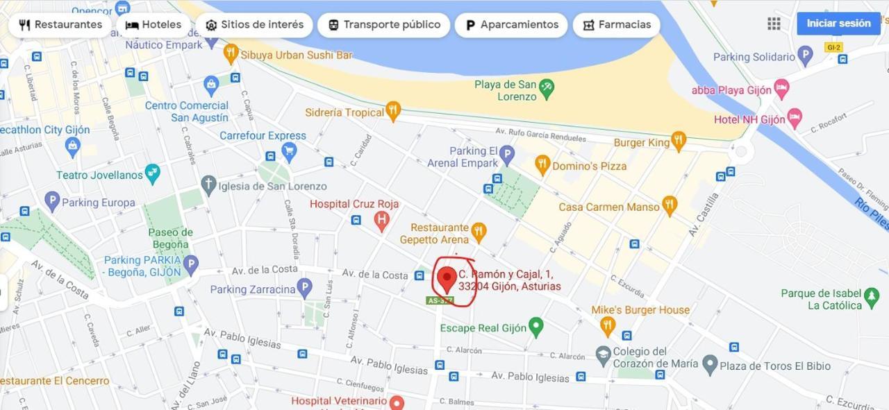Apto Ramon Y Cajal,1- Centrico Y Cerca De Playa San Lorenzo-3Hab Garaje Opc Gijón Eksteriør billede